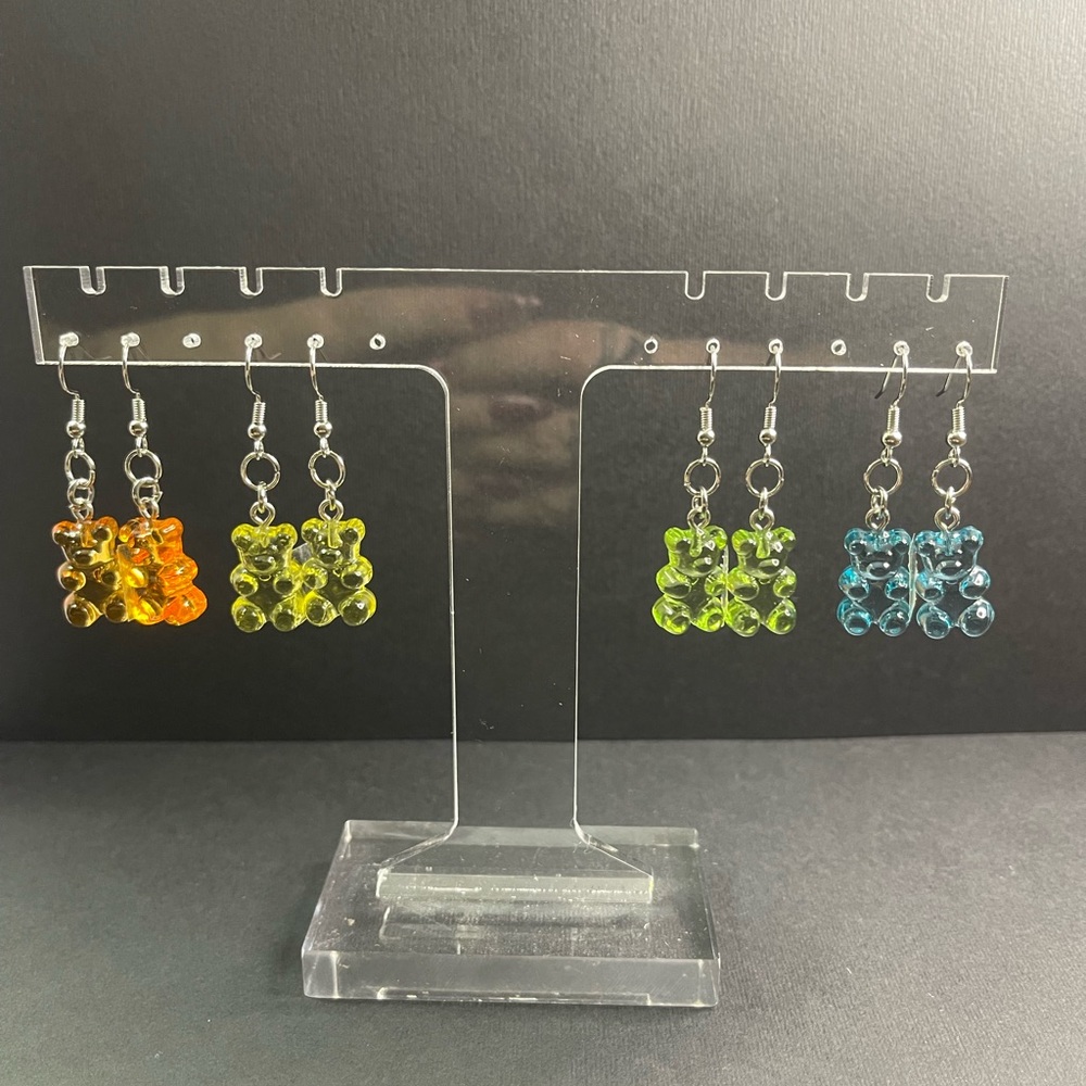Colorful Beaded Earrings Set